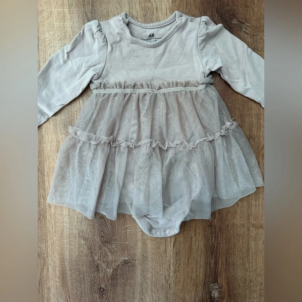 H&M Baby Dress with Tulle Skirt 3 months